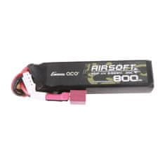 Gens Ace Akumulator Gens Ace Lipo 800MAH 11.1V 25C 3S1P Airsoft Gun Lipo z konektorem T (Deans) Plug