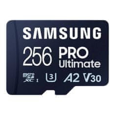 Samsung Pomnilniška kartica Samsung microSDXC PRO Ultimate 256GB 200/130 MB/s UHS-I/U3 (MB-MY256SB/WW)