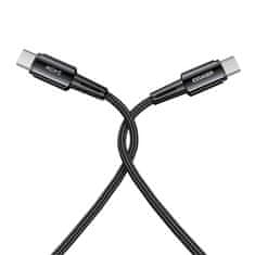 12STRAW Kabel USB-C do USB-C 240W Essager 1m (siv)