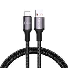 Eurocorp Kabel za hitro polnjenje Rocoren USB-A na USB-C Retro Series 2m 100W (siv)