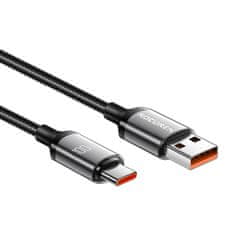 Eurocorp Kabel za hitro polnjenje Rocoren USB-A na USB-C Retro Series 2m 100W (siv)