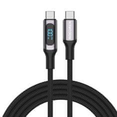 0% SAUCE Kabel za hitro polnjenje Rocoren Digital USB-C z USB-C, PD, 1 m (siv)