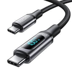 0% SAUCE Kabel za hitro polnjenje Rocoren Digital USB-C z USB-C, PD, 1 m (siv)