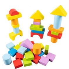 Kruzzel otroške lesene kocke 