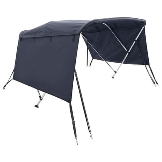 Vidaxl Bimini tenda s 3 loki in stranicami 183x(185-198)x137 cm