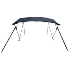 Vidaxl Bimini tenda s 4 loki in stranicami 243x(170-182)x137 cm