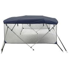 Vidaxl Bimini tenda s 4 loki in stranicami 243x(170-182)x137 cm