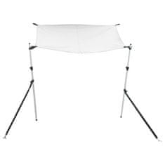 Vidaxl Razširljivo senčilo za T-Top belo 170x170x(113-182,5) cm