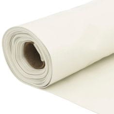 Vidaxl Vrtno platno za zasebnost belo 800x75 cm PVC