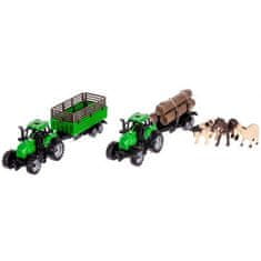 Kruzzel kmetija z živalm 2 traktorja 102 delni set