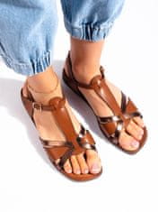 Amiatex Ženski sandal 108561, Brązowy, 36