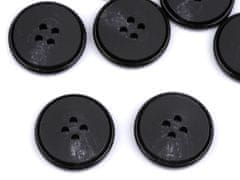 Gumb s fino patino velikosti 24", 28", 32", 36", 40" - (40") črna (20 kosov)