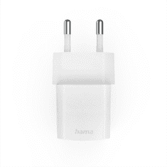 Hama Eco USB hitri polnilec, USB-C PD/QC 25 W, bel