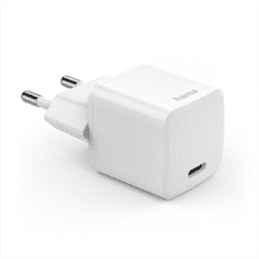 Hama Eco USB hitri polnilec, USB-C PD/QC 25 W, bel