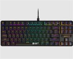 Canyon Gaming Keyboard Cometstrike TLK GK-50, mehanska, žična, multimedijska, osvetljena, 87 tipk, CS postavitev