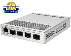 Mikrotik Cloud Router Switch CRS305, 4x SFP+, 1x Gbit LAN, dvojni napajalnik, dvojni zagon, vključno z. L5