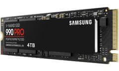 Samsung 990 PRO 4TB SSD / M.2 2280 / PCIe 4.0 4x NVMe / Notranji