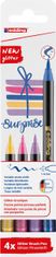 Edding Brush marker 1340 glitter 4 kosi