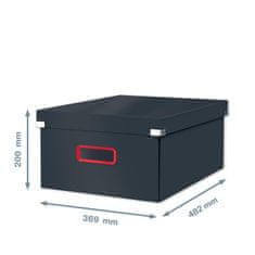 Leitz Click & Store Cosy box L(A3), siva