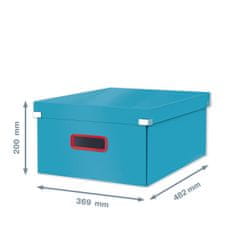 Leitz Click & Store Cosy box L(A3), modra