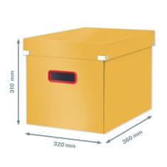 Leitz Click & Store Cosy box L(A4), rumena