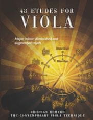48 Etudes for viola: Major, minor, diminished and augmented triads