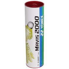 Mavis 2000 žogice za badminton rdeča embalaža cev 6 kosov