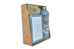 Komplet škatle in steklenice R&B FRESH 2v1 sivo-modra 700ml