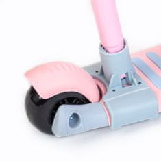 Baby Mix Multi roza 3-v-1 trikolesni skuter