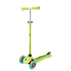 Globber Scooter Otroški tricikel Plus - Primo Plus Lights V2 Lime Green Luminous Wheels