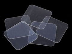 Nano prozorna dvostranska nalepka 5,8x5,8 cm - prozorna (5 kosov)