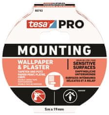 Tesa PRO montažni trak, za tapete, 19 mm x 5 m