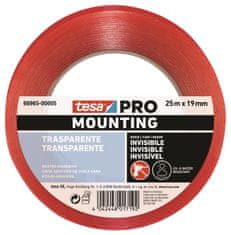 Tesa Montažni trak PRO, prozoren, 19 mm x 5 m