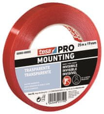 Tesa Montažni trak PRO, prozoren, 19 mm x 5 m