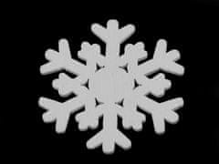 Lesene snežinke za lepljenje - bele (20 kosov)