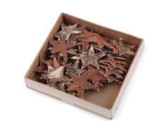 Zvezdice iz brezovega lubja - naravne (50 kosov)
