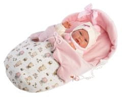 Llorens 73884 NEW BORN DOLL - realistična dojenčkova lutka z vinilnim telesom - 40 cm