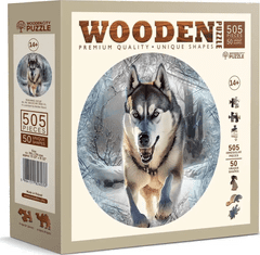 Wooden city Lesena sestavljanka Running Wolf 505 kosov