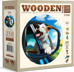 Wooden city Lesena sestavljanka Happy Dog 250 kosov