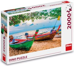 DINO Ribiški čoln Puzzle 2000 kosov