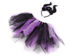 Karnevalski kostum - Kraljica črne magije - vijolično črna