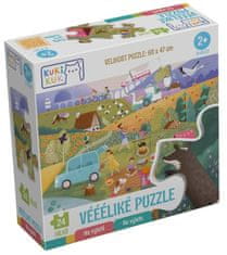 KukiKuk Véééliké puzzle Na potovanju