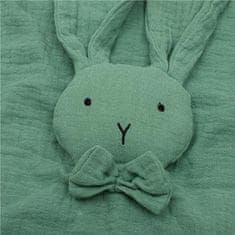 NEW BABY Rabbit mint muslin sleeper