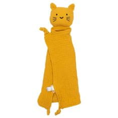 NEW BABY Cat mustard muslin spalnik