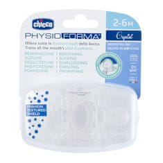 Chicco Dojenček Physio Luxe iz popolnega silikona 2-6m kristal 2 kosa