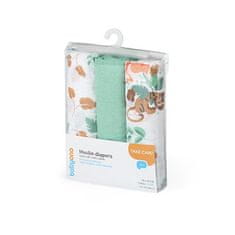 BabyOno Super mehke muslinske plenice 3 kosi - Mint, 70x70 cm