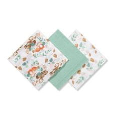 BabyOno Super mehke muslinske plenice 3 kosi - Mint, 70x70 cm