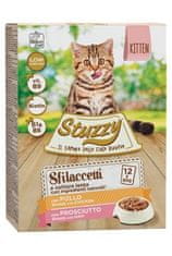 STUZZY Cat žepek Kitten piščanec/ham 12X85G