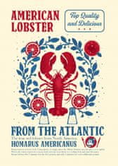 Pelcasa Lobster Kitchen Print - 70x100 cm 