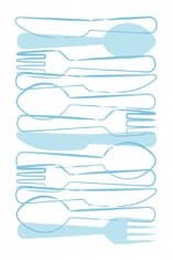 Pelcasa Blue Cutlery - 50x70 cm 